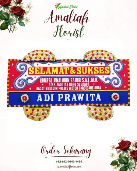 Papan Bunga Ucapan Selamat Nakama